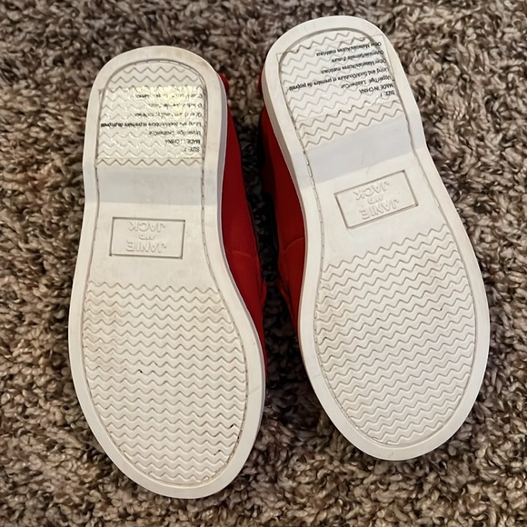 Janie and Jack red suede shoes - Picture 2 of 3